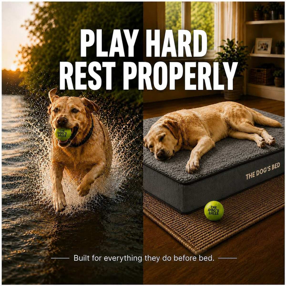 The Dog’s Bed Orthopedic Memory Foam Dog Bed