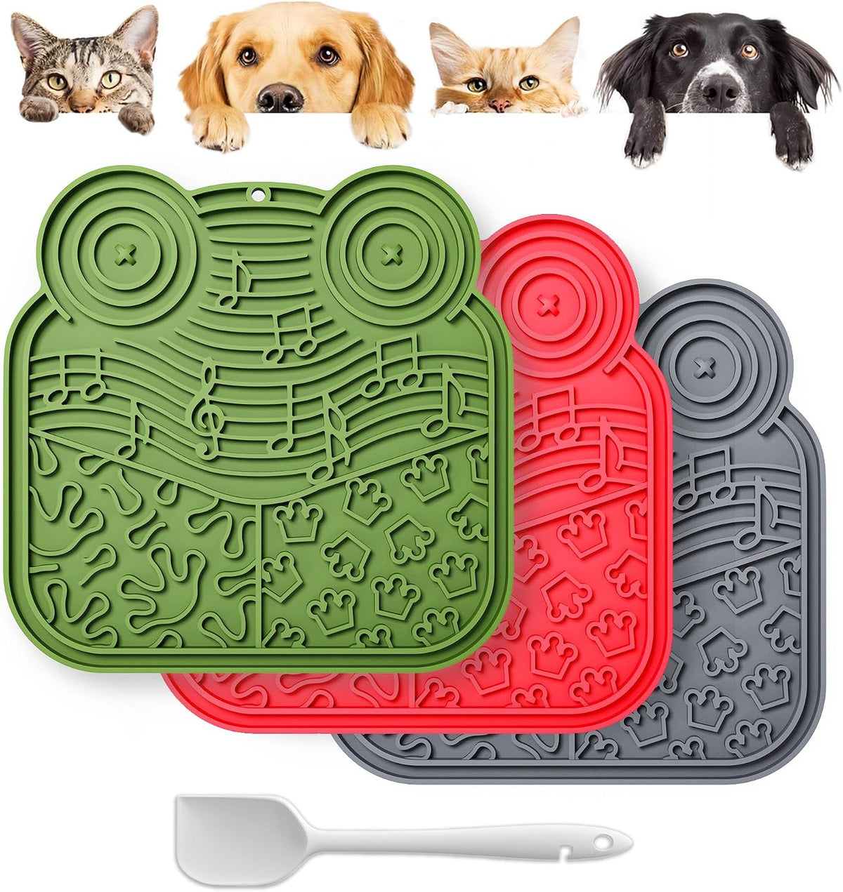 LPFALASAT Frog Lick Mats 3-Pack