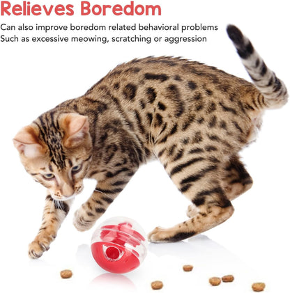 TITA-DONG Interactive Cat Treat Puzzle Ball