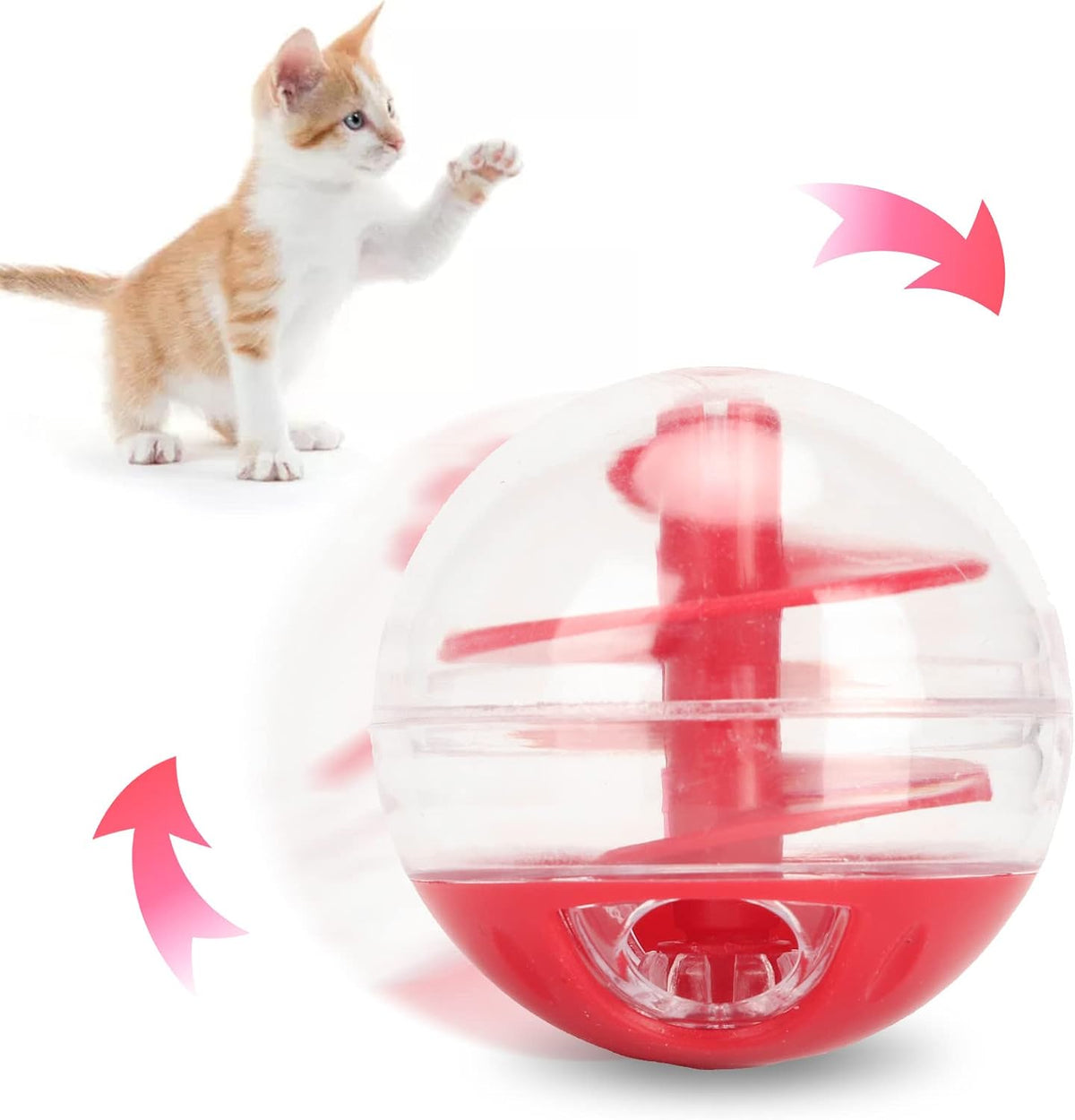 TITA-DONG Interactive Cat Treat Puzzle Ball