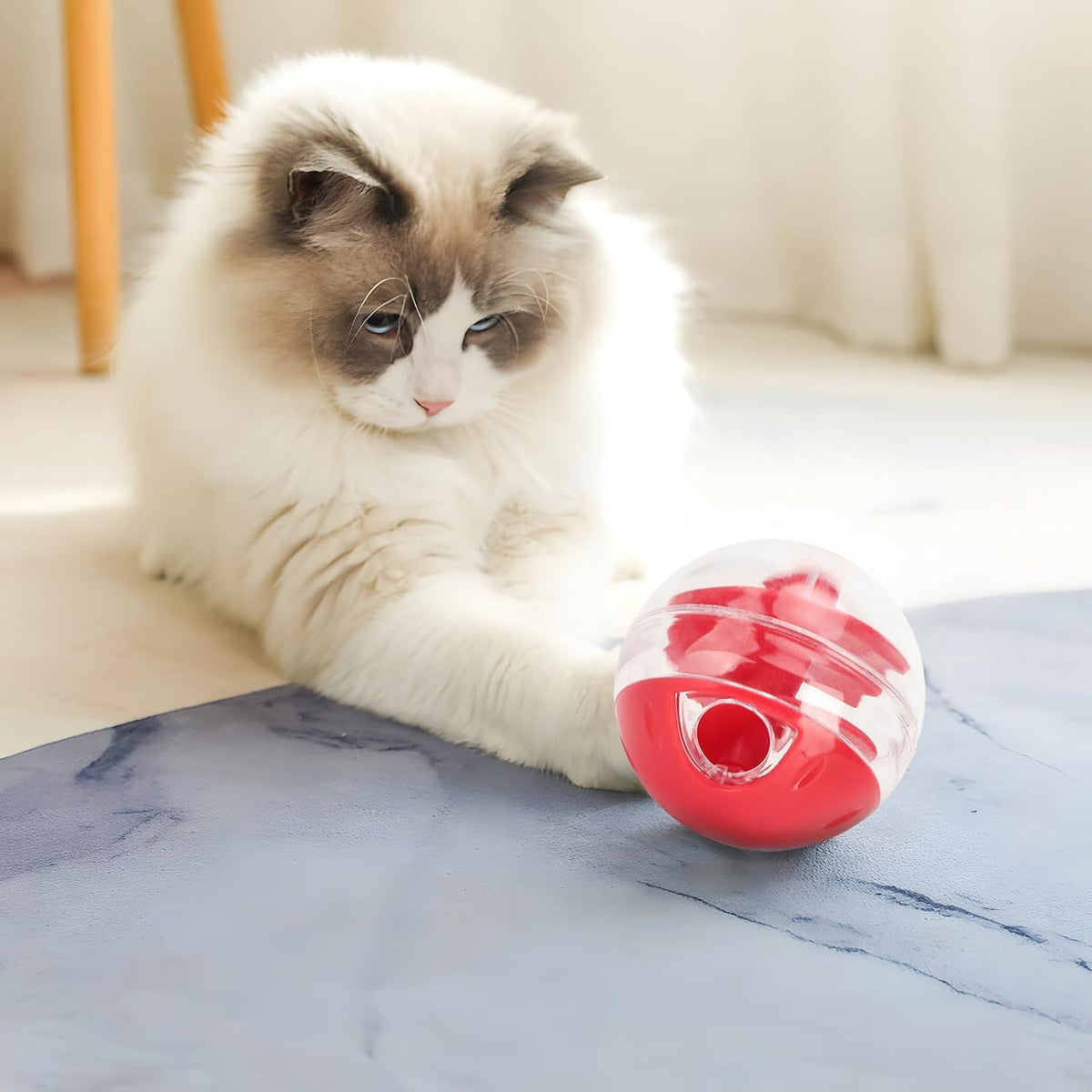 TITA-DONG Interactive Cat Treat Puzzle Ball
