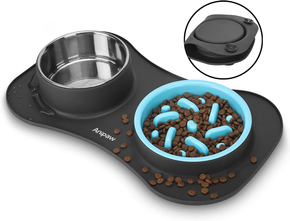 3-in-1 Slow Feeder Pet Bowl