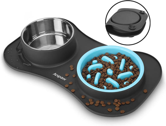 3-in-1 Slow Feeder Pet Bowl