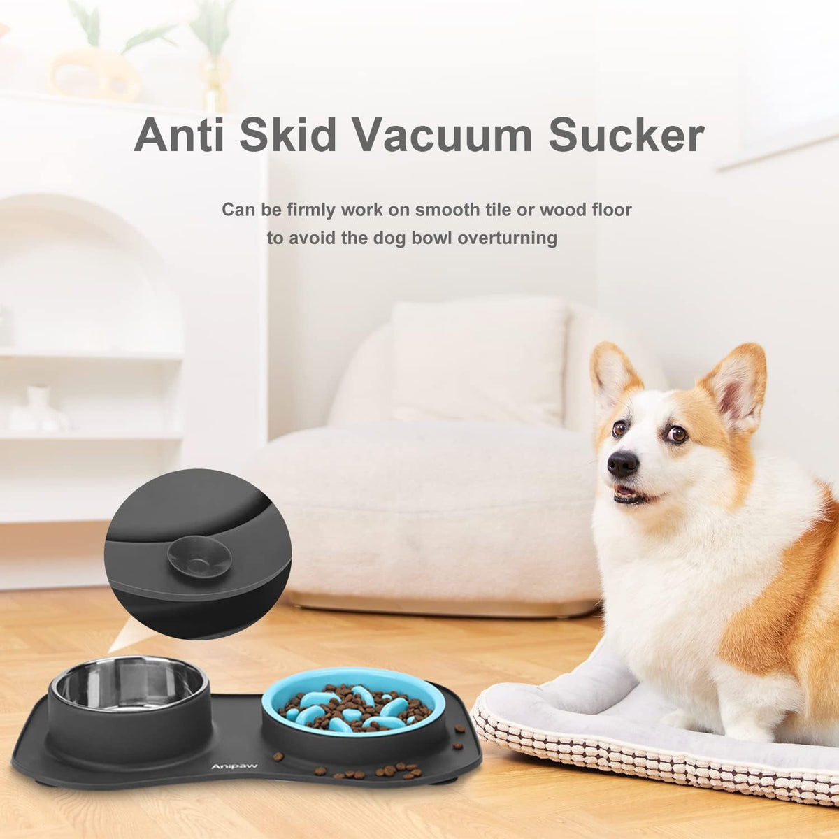3-in-1 Slow Feeder Pet Bowl