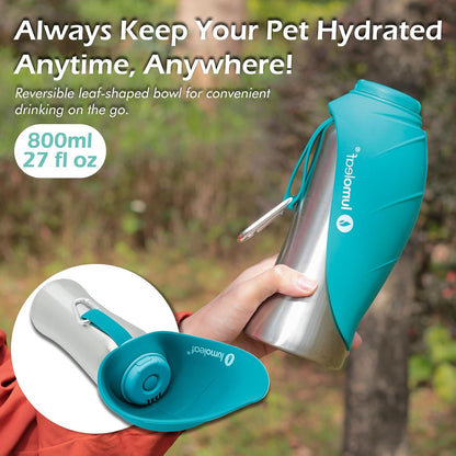 LumoLeaf Portable Dog Water Bottle