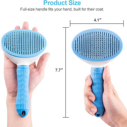 Depets Self-Cleaning Slicker Brush
