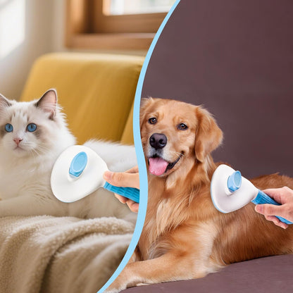 Depets Self-Cleaning Slicker Brush