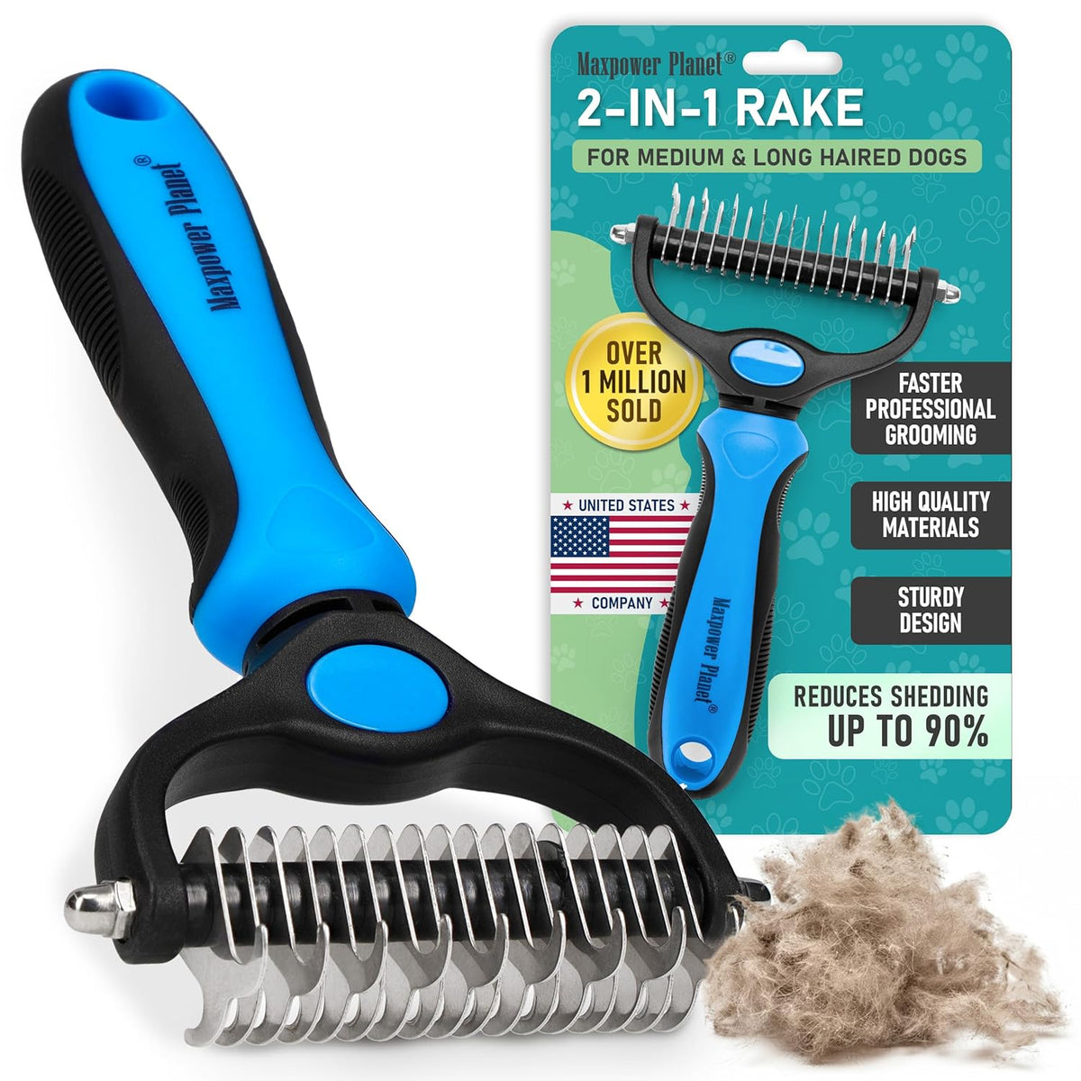 Maxpower Planet Dog Grooming Rake