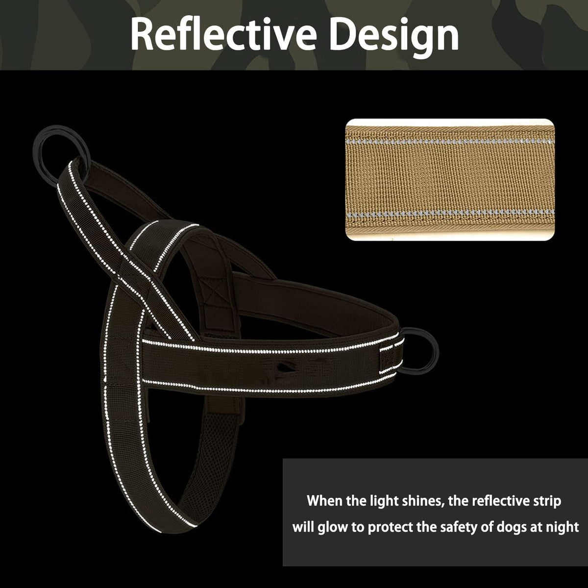 No-Pull Reflective Dog Harness
