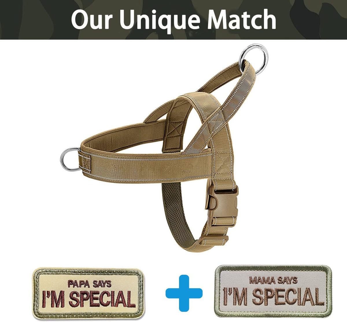 No-Pull Reflective Dog Harness