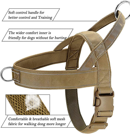 No-Pull Reflective Dog Harness