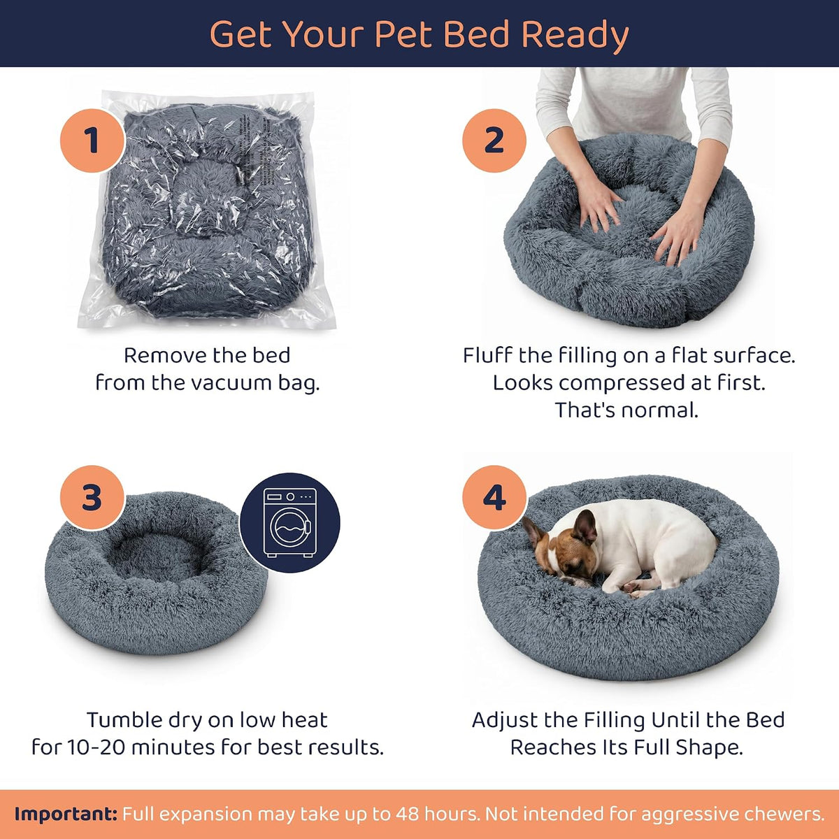 Calming Donut Dog Bed