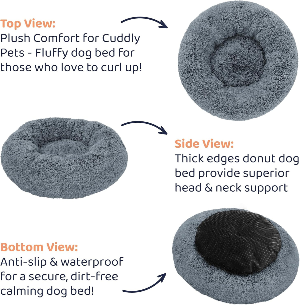 Calming Donut Dog Bed