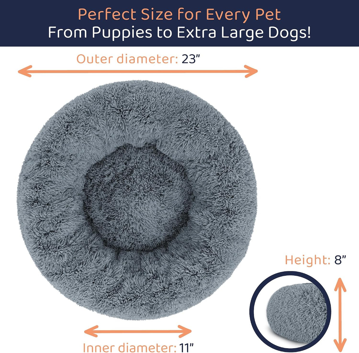 Calming Donut Dog Bed